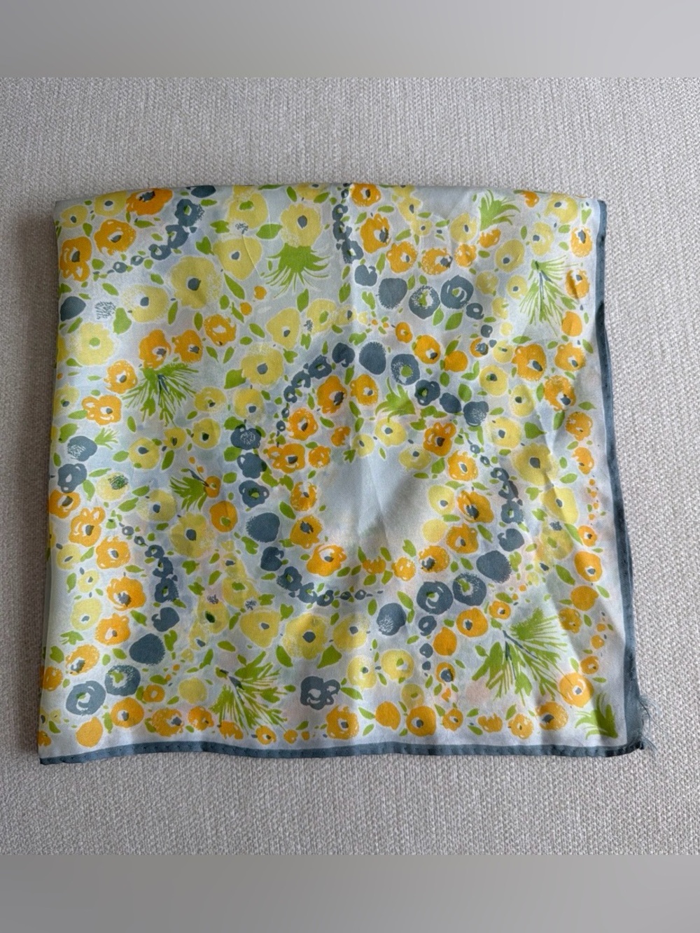 Vintage Vera Neumann Floral Scarf